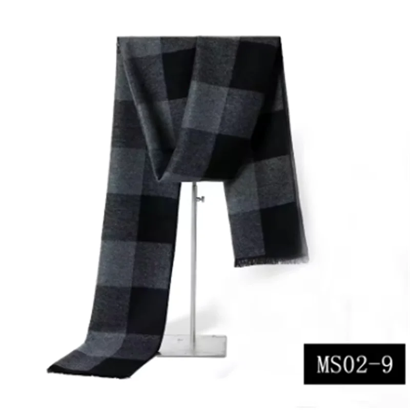 Herren Schal Winterschal Stola Schlauchschal Halstuch Wollschal Strickschal Loop