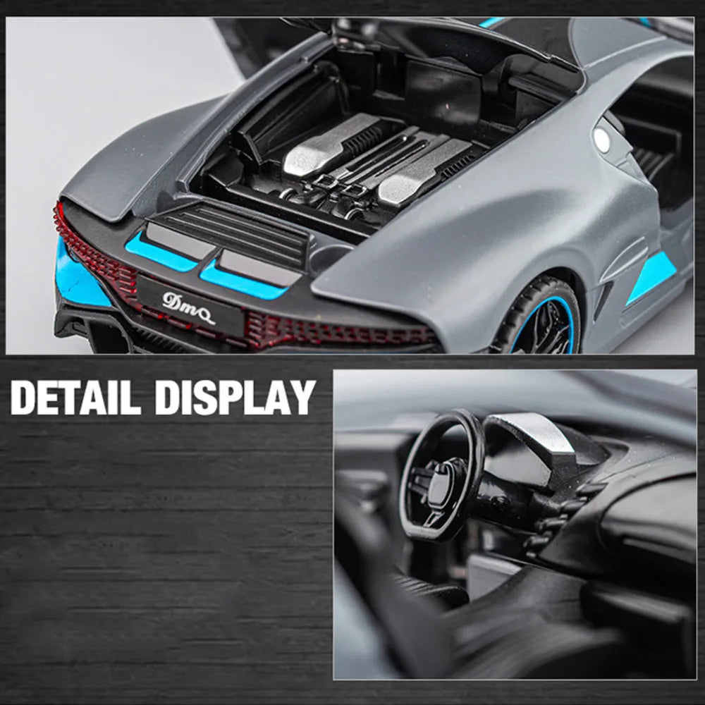 Bugatti Divo 1:32 Diecast Metall Modellauto Spielzeug für Kinder Automodell