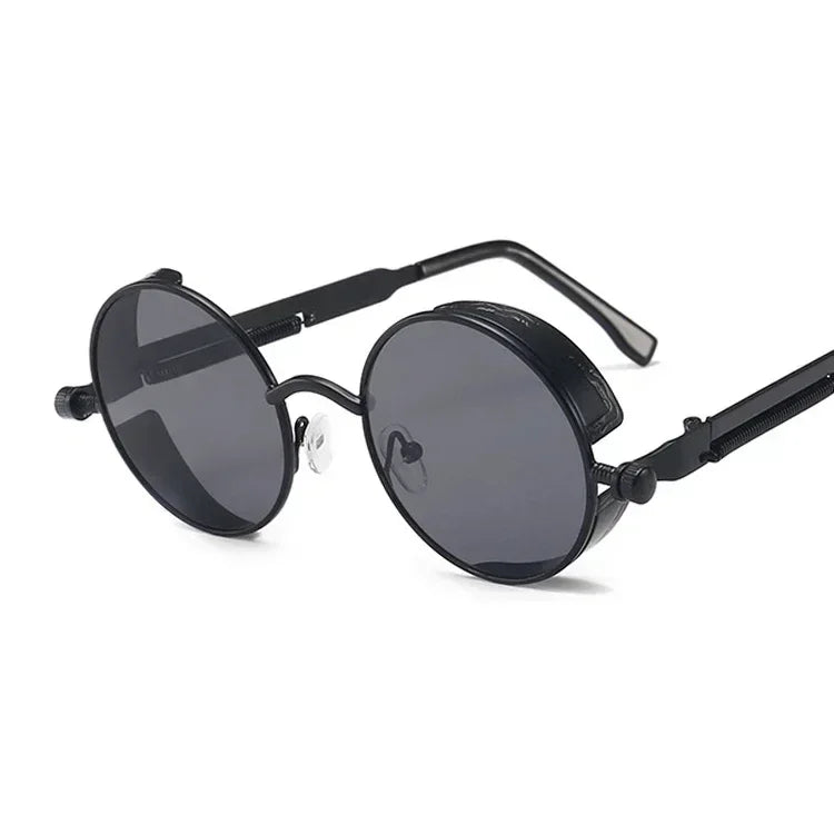 Damen Sonnenbrille Luxus Modische runde Herren Brille Vintage UV400