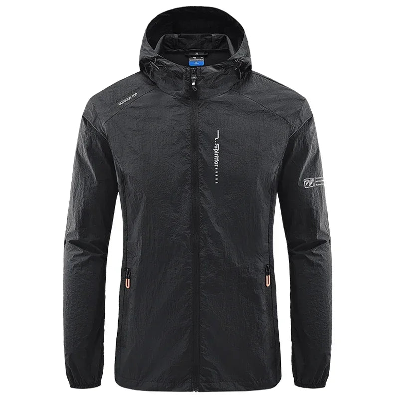 Herren Windbreaker Trekking Jacke Windjacke Outdoor Military Kapuzenjacke Bomber