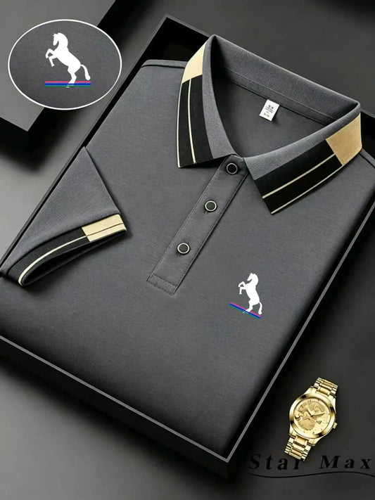 Herren Poloshirt POLO Shirt T-Shirt Kurzarm Hemd Fashion Polohemd Herrenmode Top
