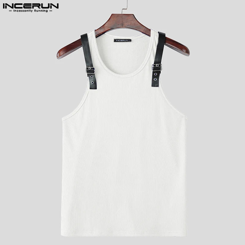 Herren Oberteil Ärmellos Tank Top Sexy Shirt Clubwear Muskel T-Shirt Unterhemd