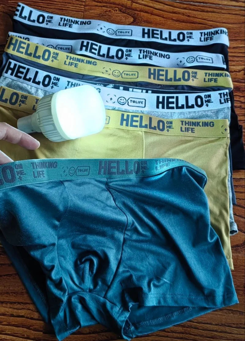 6er Pack Herren Boxershorts Unterhosen Basic Unterwäsche Boxer Shorts