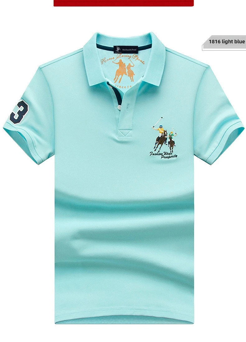 Herren Poloshirt POLO Shirt T-Shirt Kurzarm Hemd Polohemd Fashion Top
