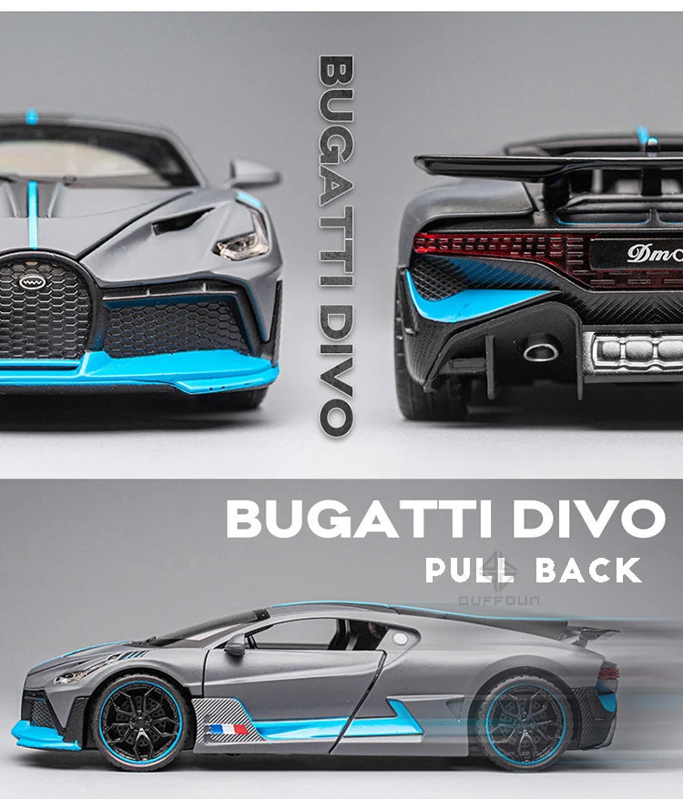 Bugatti Divo 1:32 Diecast Metall Modellauto Spielzeug für Kinder Automodell