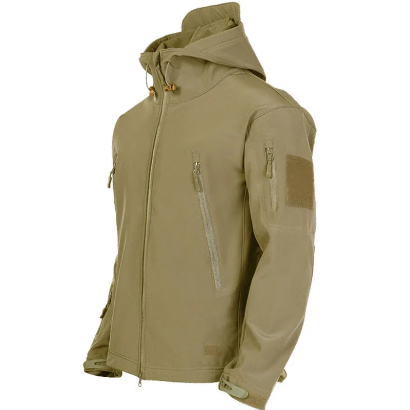 Herren Windbreaker Trekking Jacke Windjacke Outdoor Military Kapuzenjacke Bomber