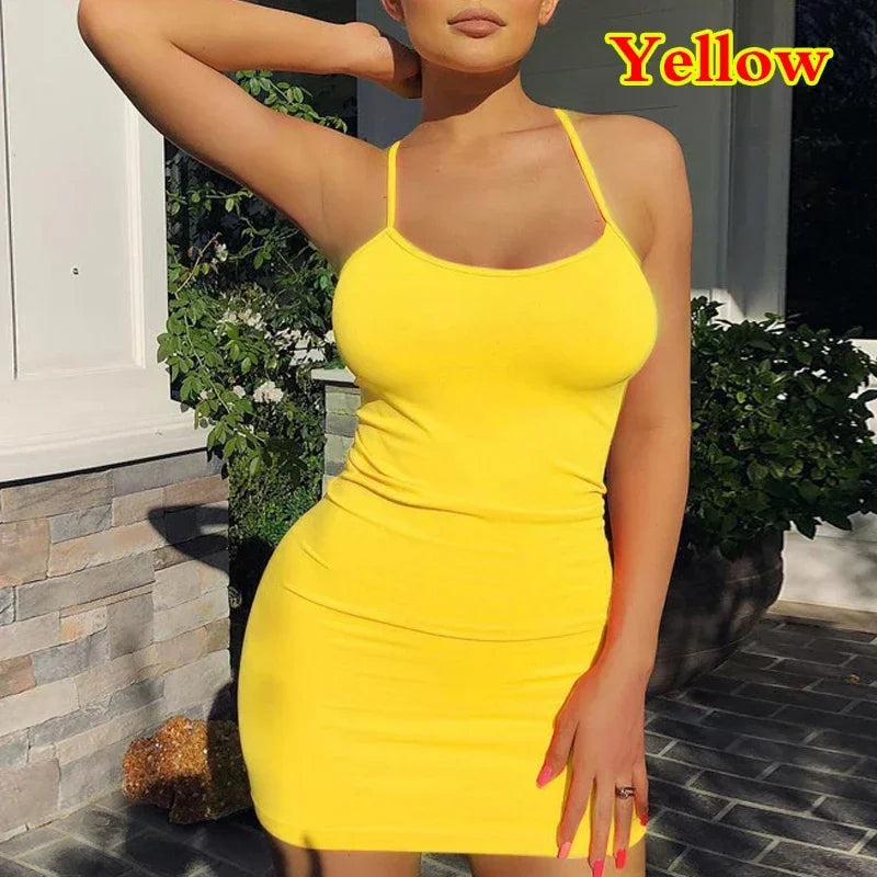 Frauen Kleid rückenfreies figurbetontes Partykleid Minikleid Bodycon Abendkleid