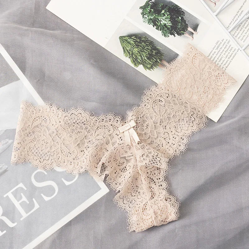 Frauen Spitze Tanga String Höschen Sexy Schlüpfer Slip Dessous Unterwäsche