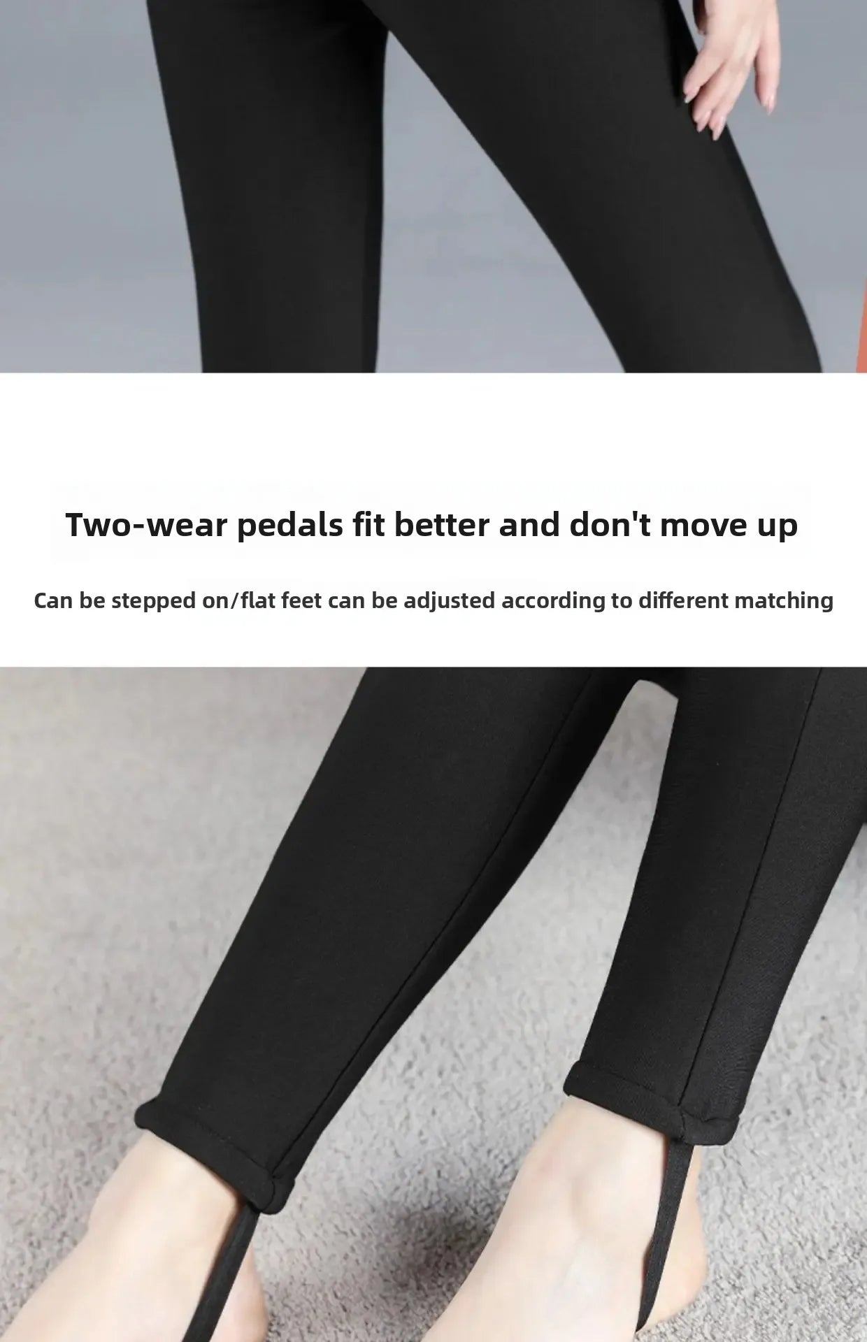 Frauen Hose Winter Leggins Warm Thermohose Innenfleece Leggings Strumpfhose