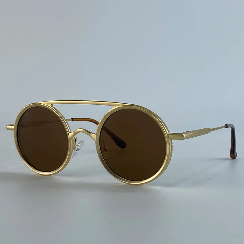Damen Sonnenbrille Luxus Modische Herren Brille Vintage Pilotenbrille UV400