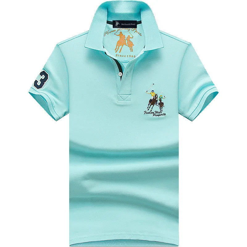 Herren Poloshirt POLO Shirt T-Shirt Kurzarm Hemd Polohemd Fashion Top