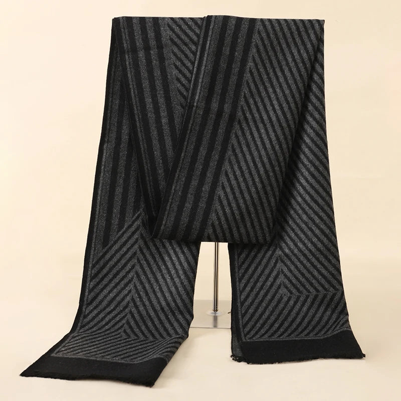 Herren Schal Winterschal Stola Schlauchschal Halstuch Wollschal Strickschal Loop