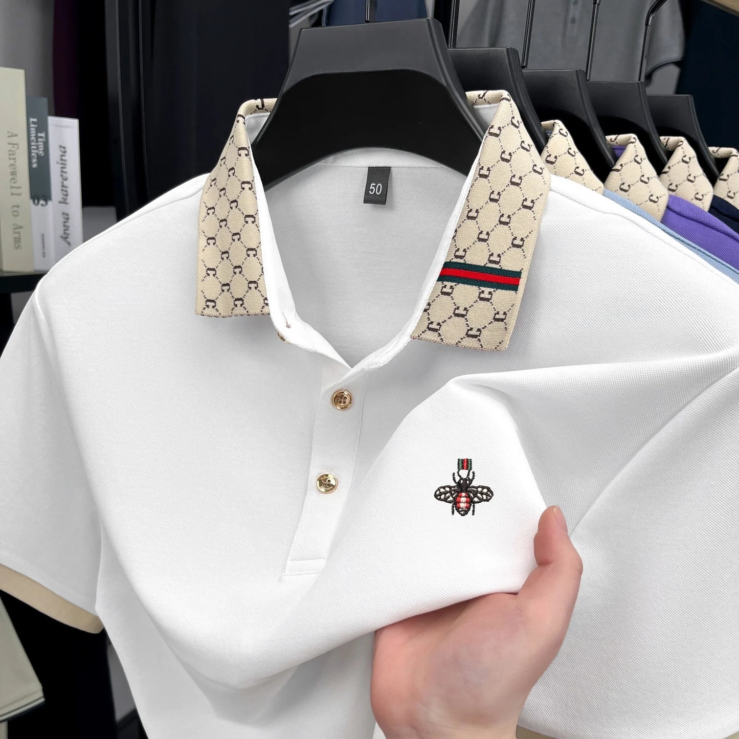 Herren Poloshirt POLO Shirt T-Shirt Kurzarm Hemd Fashion Polohemd Herrenmode Top