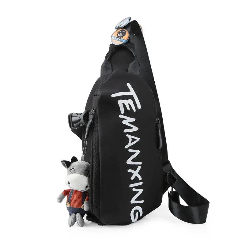 Herren Damen Brusttasche CROSSOVER BAUCHTASCHE HÜFTTASCHE UMHÄNGETASCHE BODYBAG