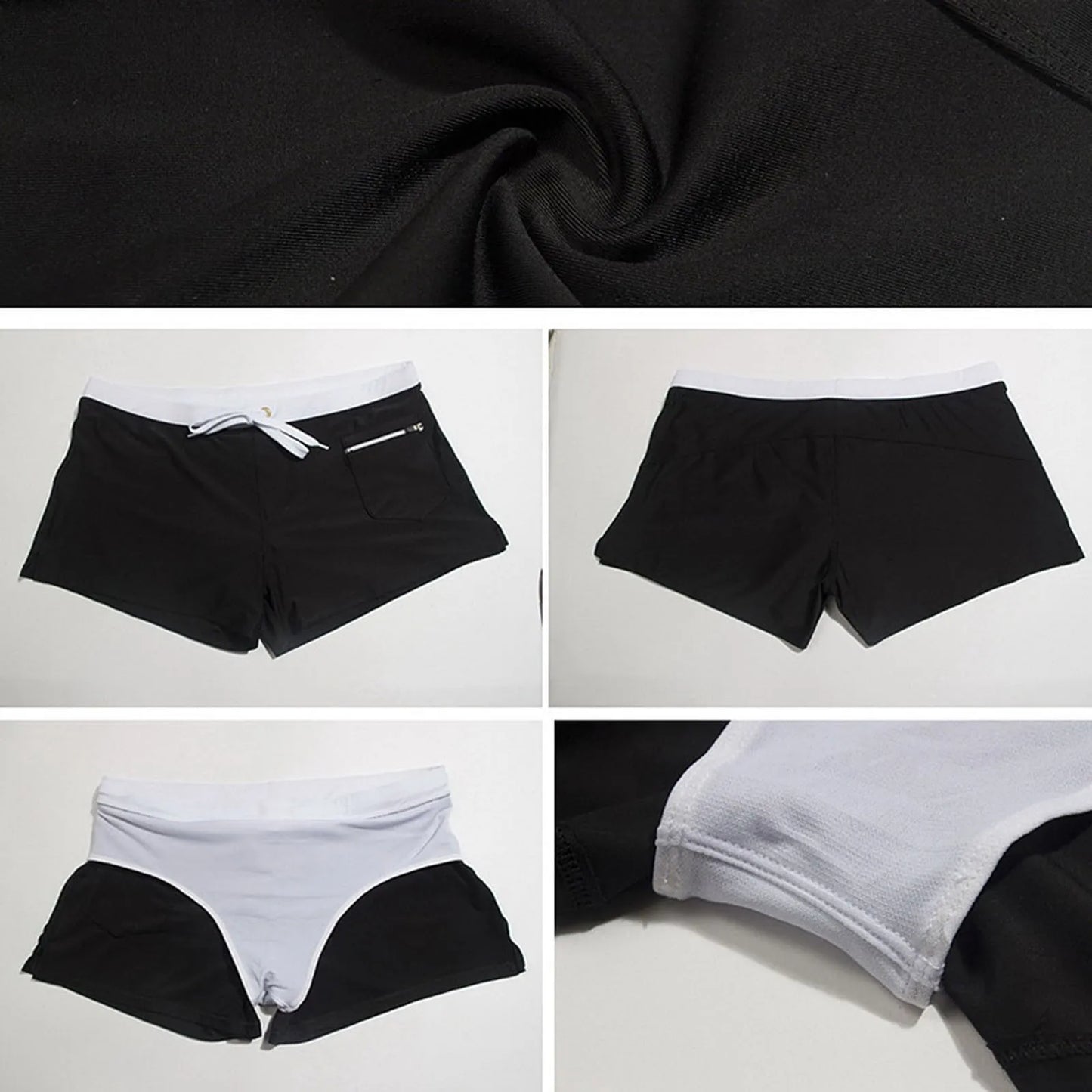 Herren Badehose Badeshort Kurze Hose Shorts Schwimmhose 100% Polyester Bermuda