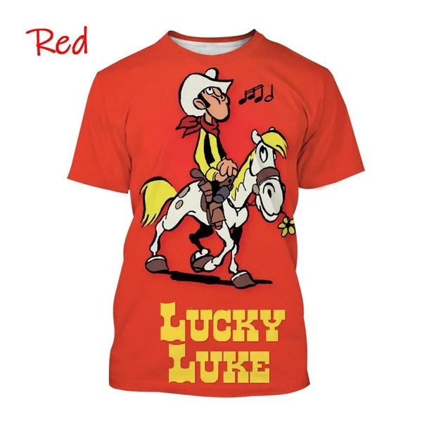 Herren Fashion Vintage 3D T-Shirt Rundhals Unisex Shirt Top Sommer Streetwear