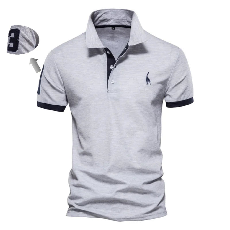 Herren Poloshirt POLO Shirt T-Shirt Kurzarm Zipper Hemd Fashion Polohemd Top NEU