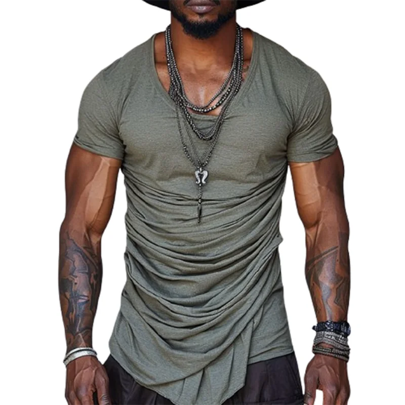 Fetisch Fashion Männer Oberteil Sexy Shirt Herren Hemd Transparent Clubwear