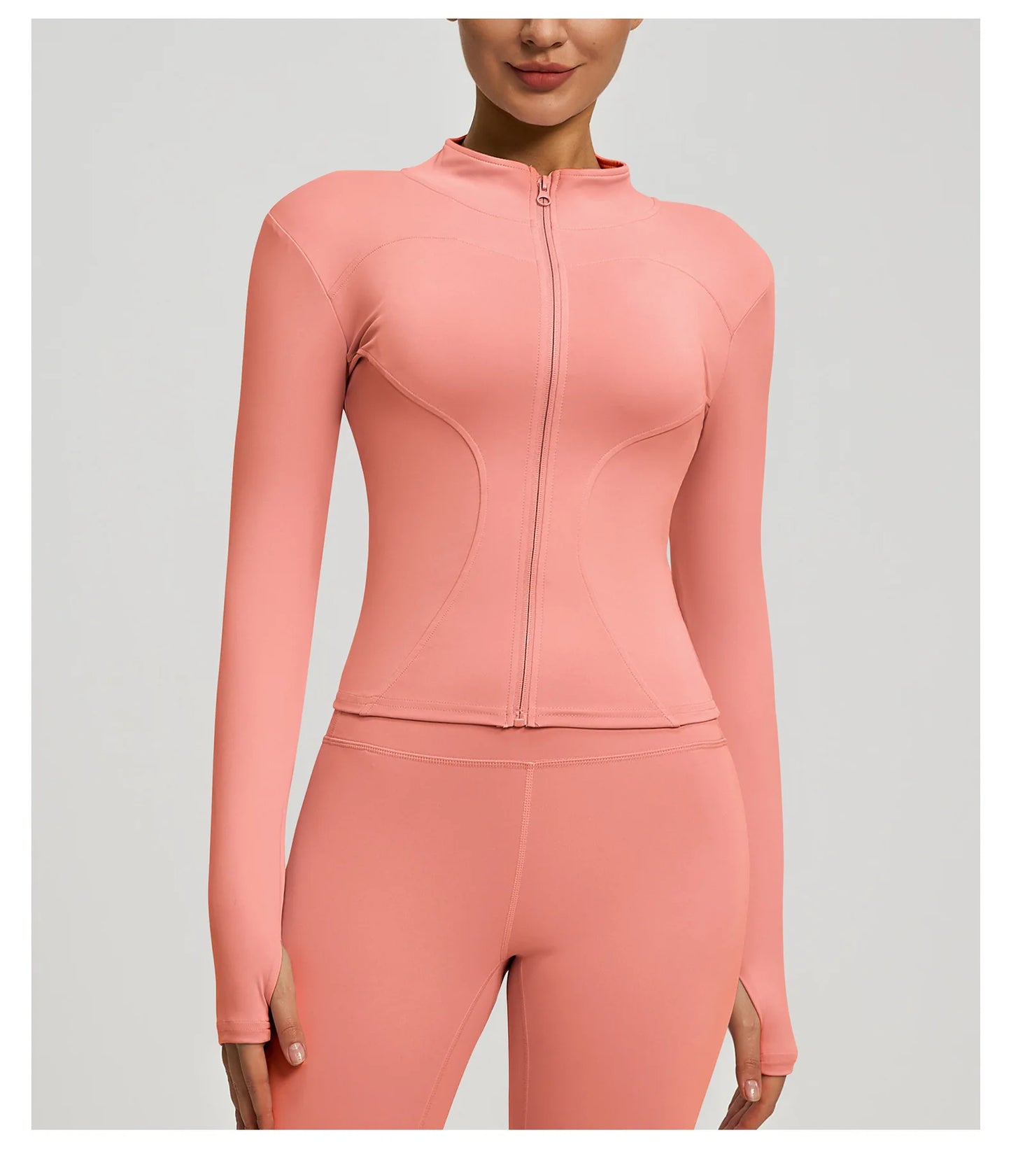 Felpa Donna Giacca Sportiva Con Zip Tuta Maniche Lunghe Cappuccio Maglia Shirt