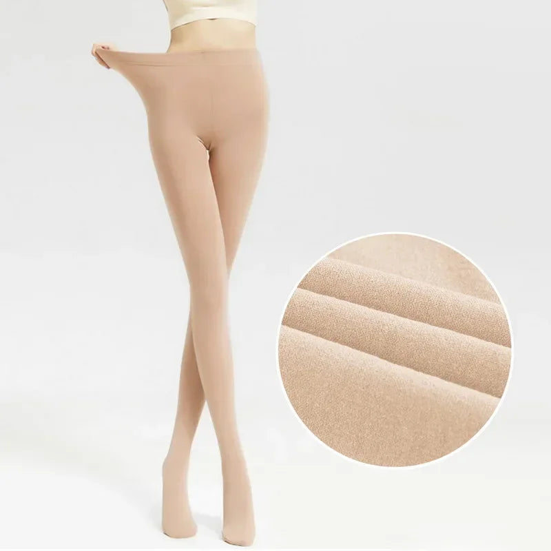 Frauen Winter Strumpfhose Hose Warm Thermohose Innenfleece Blickdichte Leggins