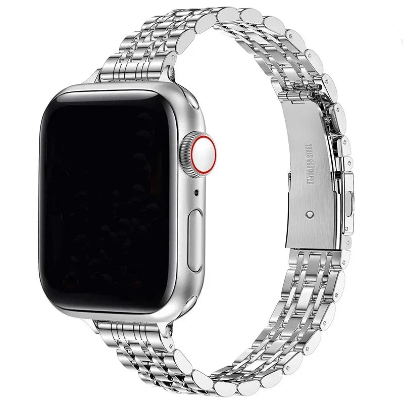 Edelstahl Armband fü Apple Watch Series 9 8 7 6 5 4 3 SE Ultra Sport Band iWatch