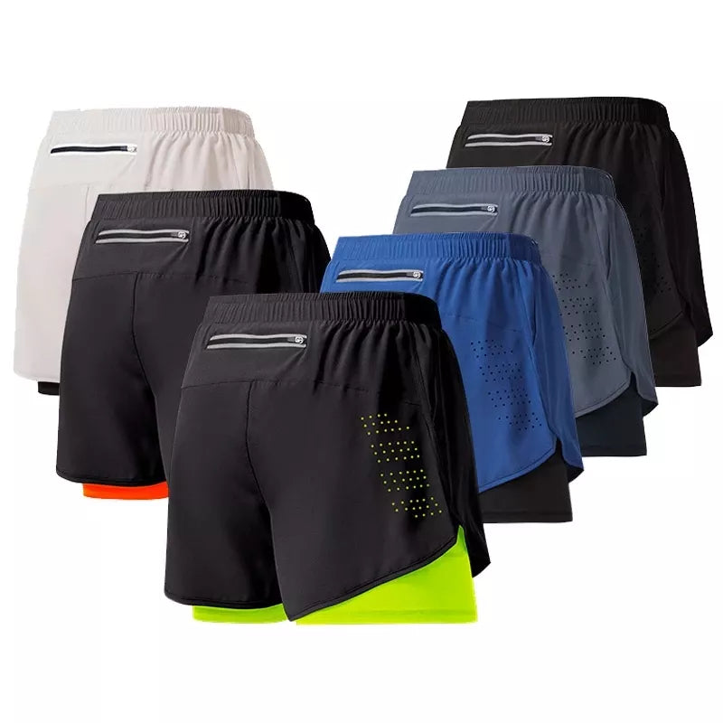 Shorts Kurze Sporthose Kurzhose Jogging Unifarben Herren Trainingshose m Tasche