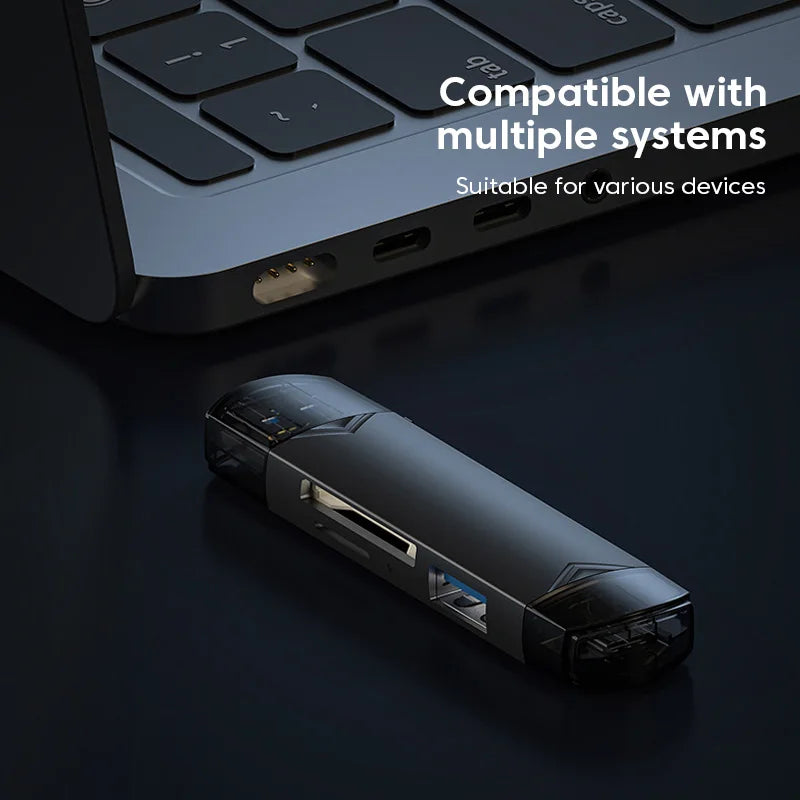 6 in1 Kartenleser USB Stick USB-C Speicherstick Memorystick Universal Adapter