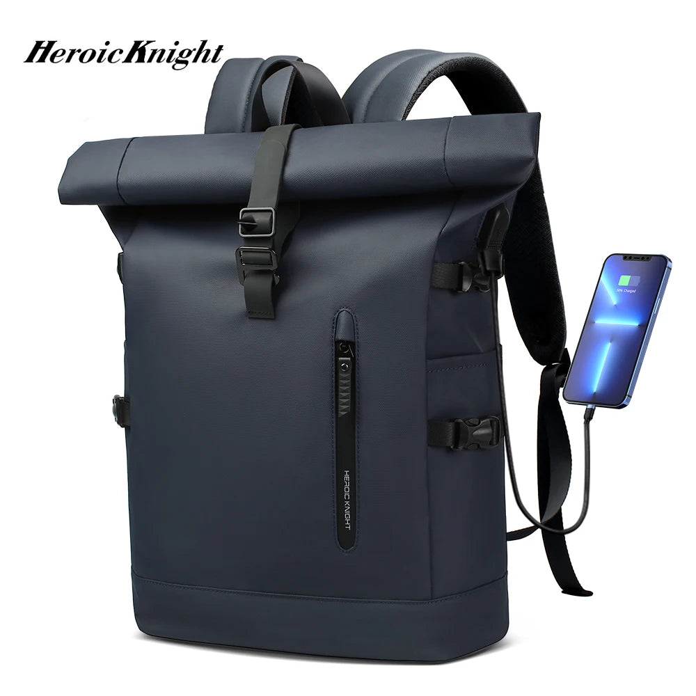 Kurierrucksack RollTop Rucksack Herren 36-55L wasserdicht Laptop Tasche Damen