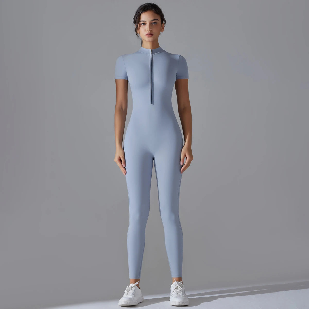 Tuta intera Sportiva Donna Rompers Pantaloni Yoga Palestra Sexy Jumpsuit Tutina