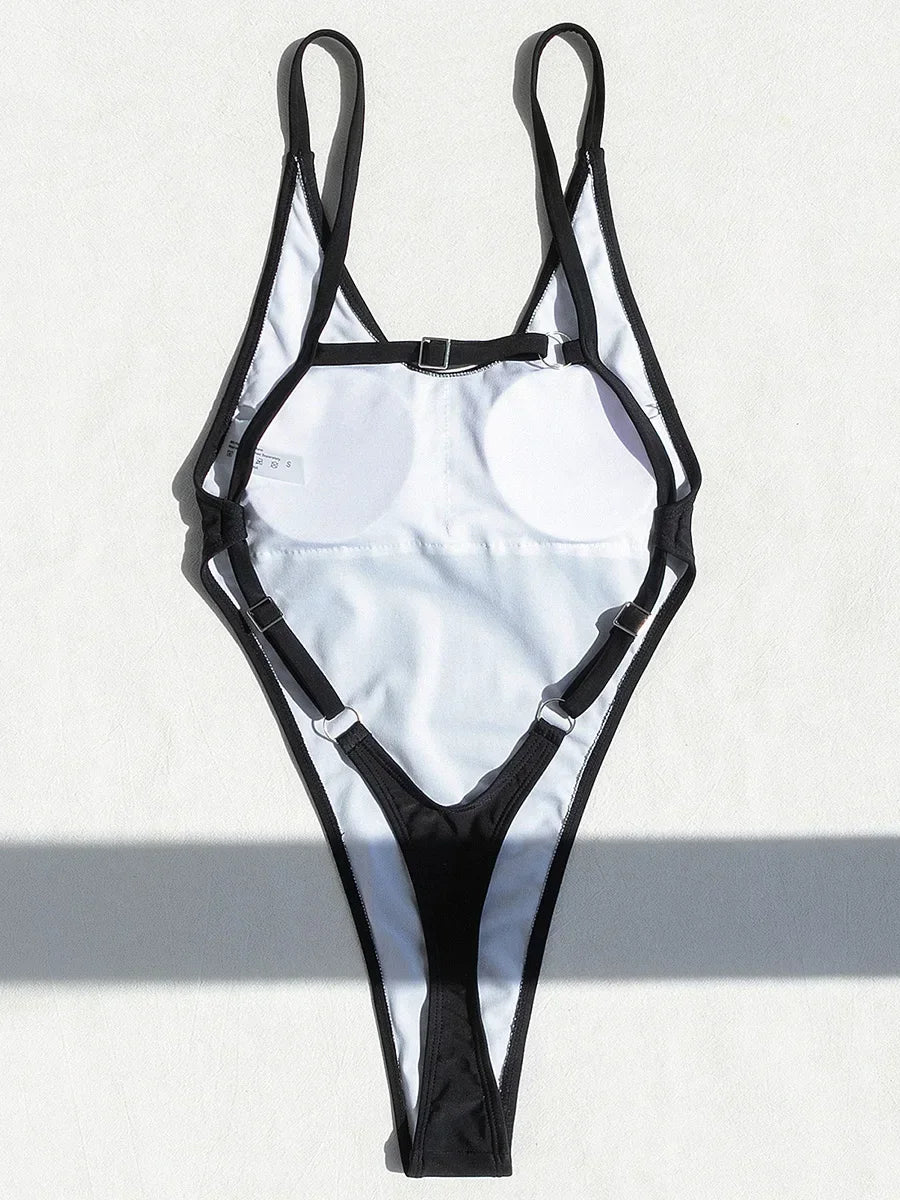 Frauen Bademode High Cut Bikini Set Sexy Push Up Badeanzug Damen Tanga Swimwear