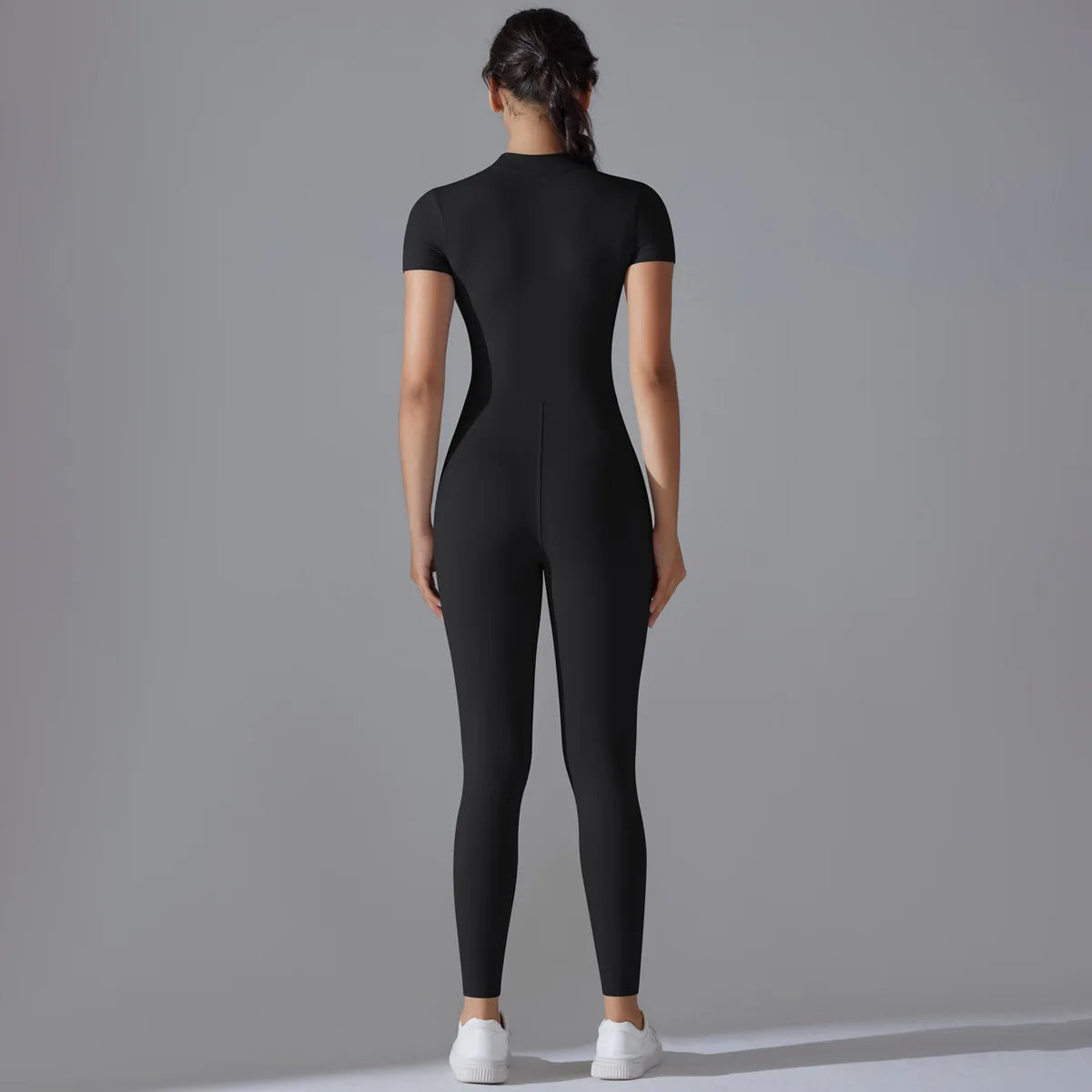 Tuta intera Sportiva Donna Rompers Pantaloni Yoga Palestra Sexy Jumpsuit Tutina