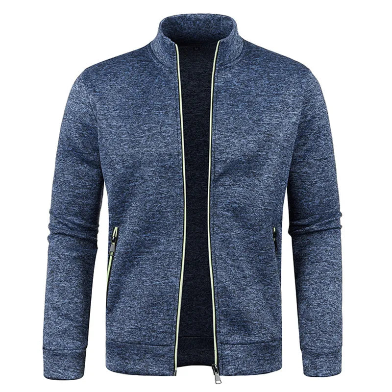 Herren Pullover Sweatshirt Troyer Pulli Sweater Stehkragen Zipper Langarmpulli