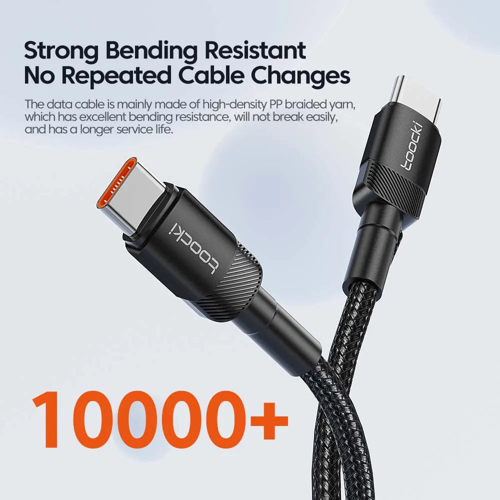 USB C Schnell Ladekabel 2m 3m 100W Datenkabel Für iPhone Samsung Kabel 100W