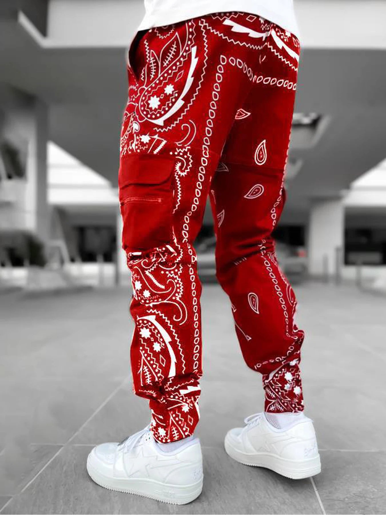 Herren Hose Sporthose Trainingshose Jogger Fitness Slim Fit Cargo Streetwear