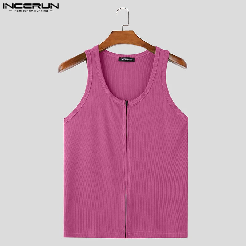 Herren Oberteil Ärmellos Tank Top Sexy Shirt Clubwear Muskel T-Shirt Unterhemd