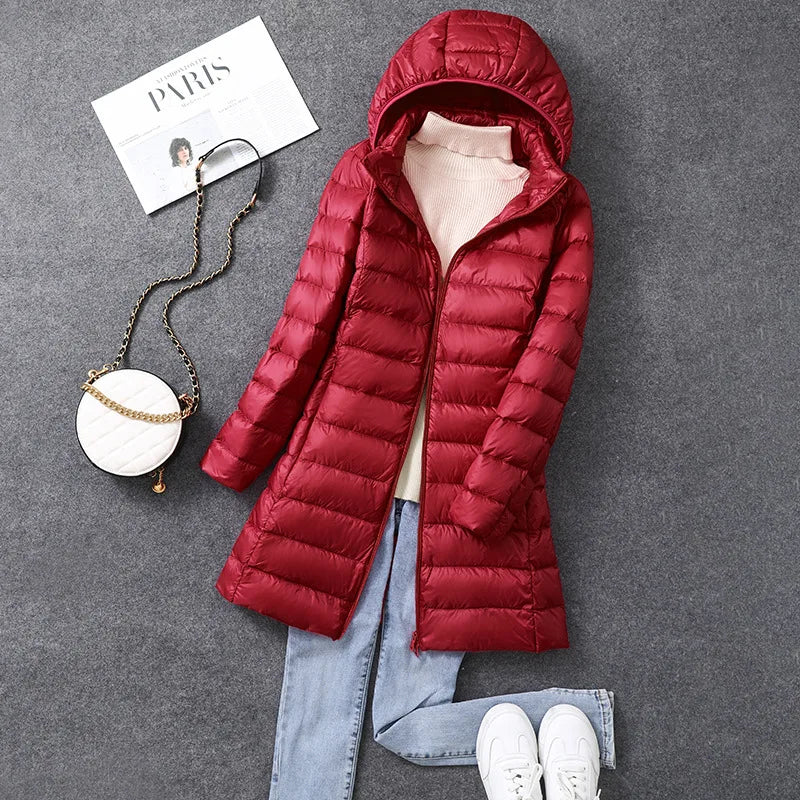 Damen Daunenjacke leichte & wetterfeste Steppjacke Stepp Jacke Übergangsjacke