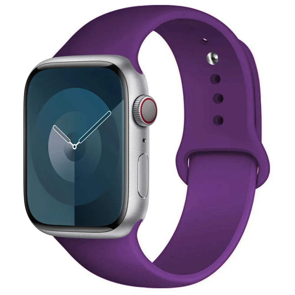 Silikon Armband für Apple Watch Series 9 8 7 6 5 4 3 SE Ultra Sport Band iWatch