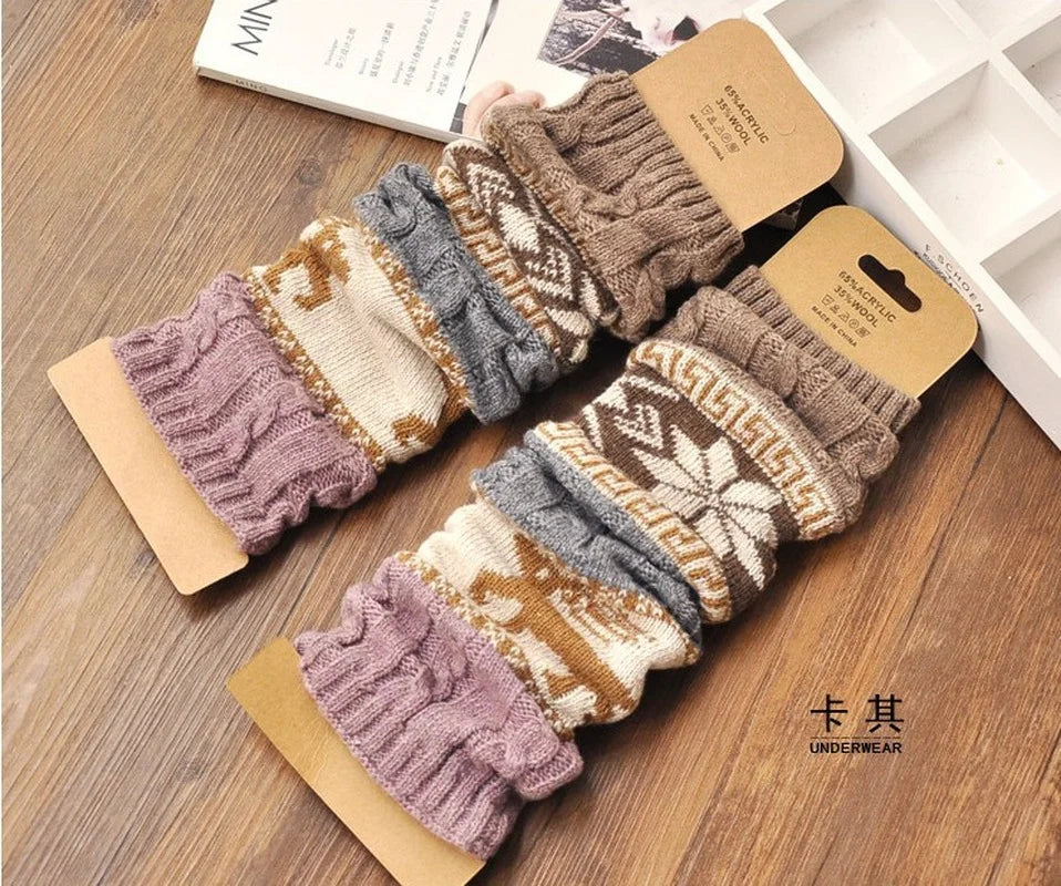 Stulpen Beinwärmer Beinstulpen Beinlinge Häkeln Strümpfe Overknees Lange Sock