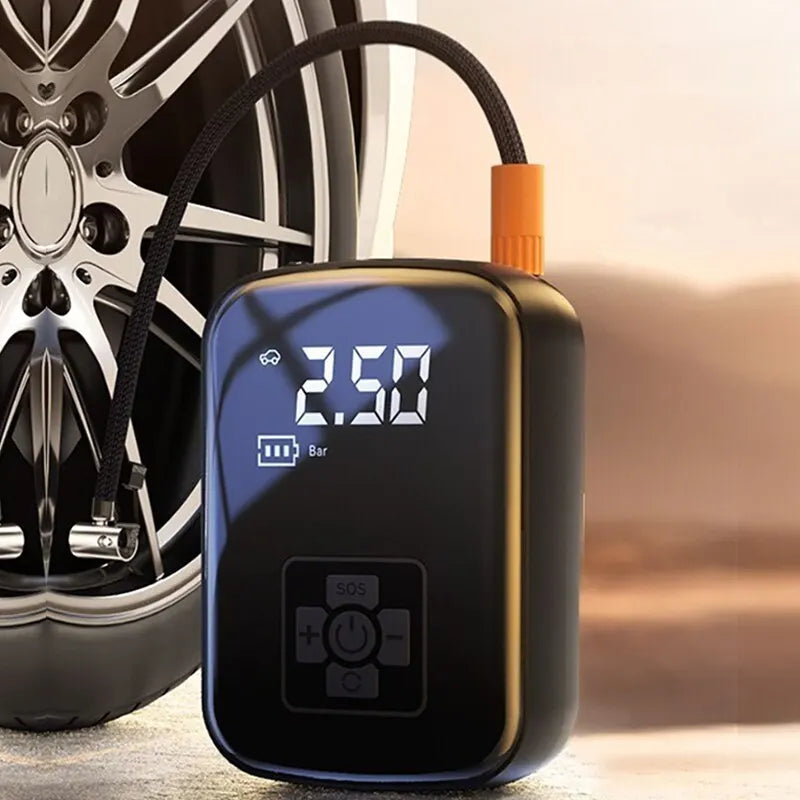 LCD Elektrische Akku Luftpumpe Auto Reifen Druckluft Fahrrad Kompressor 150 PSI
