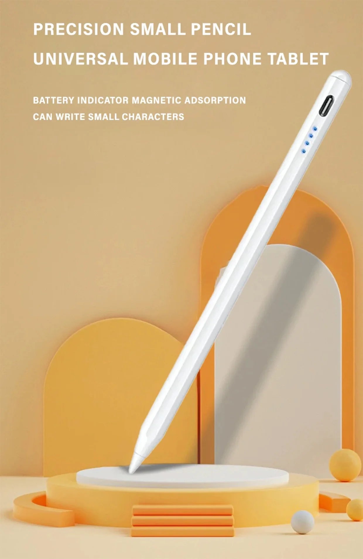 Apple Pencil 11/12.9 Penna Stylus IPad Pro Air 10/9/8 Magnetic Smartphone Tablet