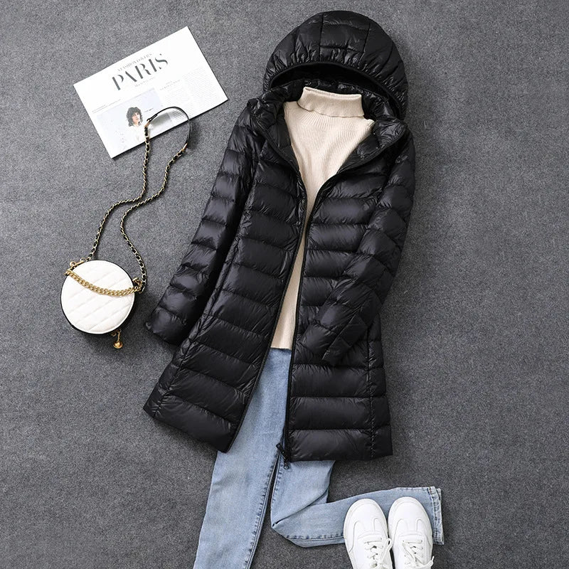 Damen Daunenjacke leichte & wetterfeste Steppjacke Stepp Jacke Übergangsjacke