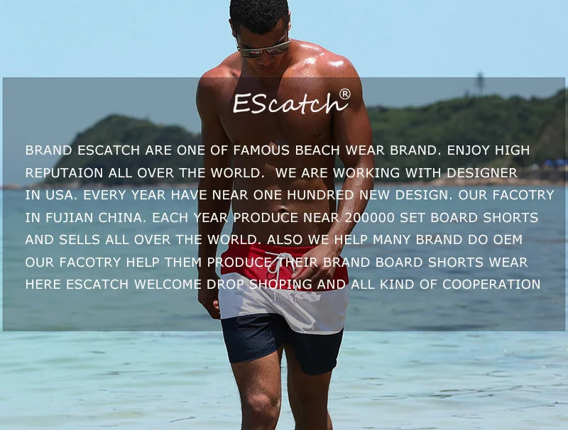 Heiße Badebekleidung Herren Atmungsaktive Badeanzüge Mann Badehose Boxershorts Sunga Badeanzüge Maillot De Bain Strandshorts