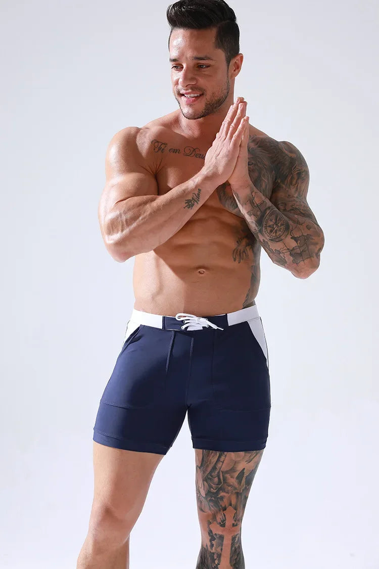 Costume Mare Uomo Pantaloncini corti Boxer Shorts Bagno Slip Interno Piscina