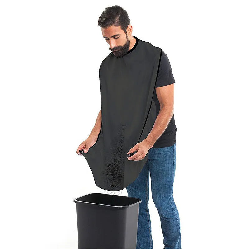 Bart Rasierschürze Bartschürze Barthaar Aufangtuch Schürze Rasierlatz Bartfänger