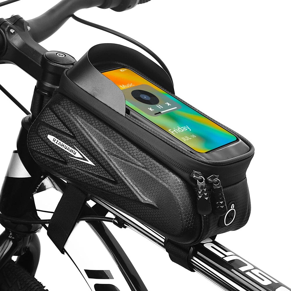 Fahrradtasche Wasserdicht Rahmentasche Oberrohrtasche 6,0'' Handyhalter