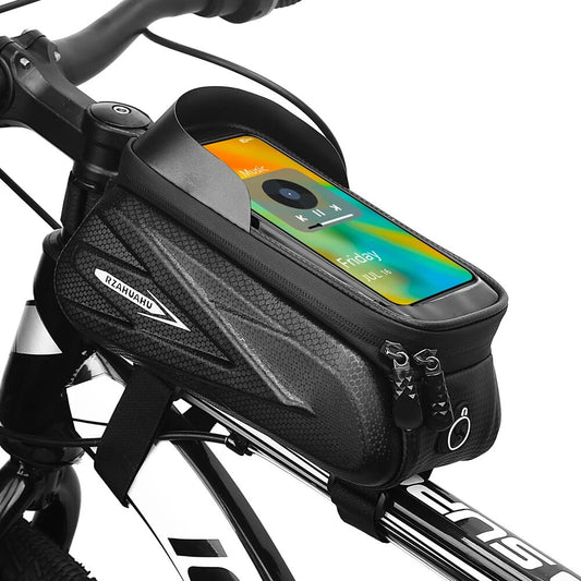 Fahrradtasche Wasserdicht Rahmentasche Oberrohrtasche 6,0'' Handyhalter