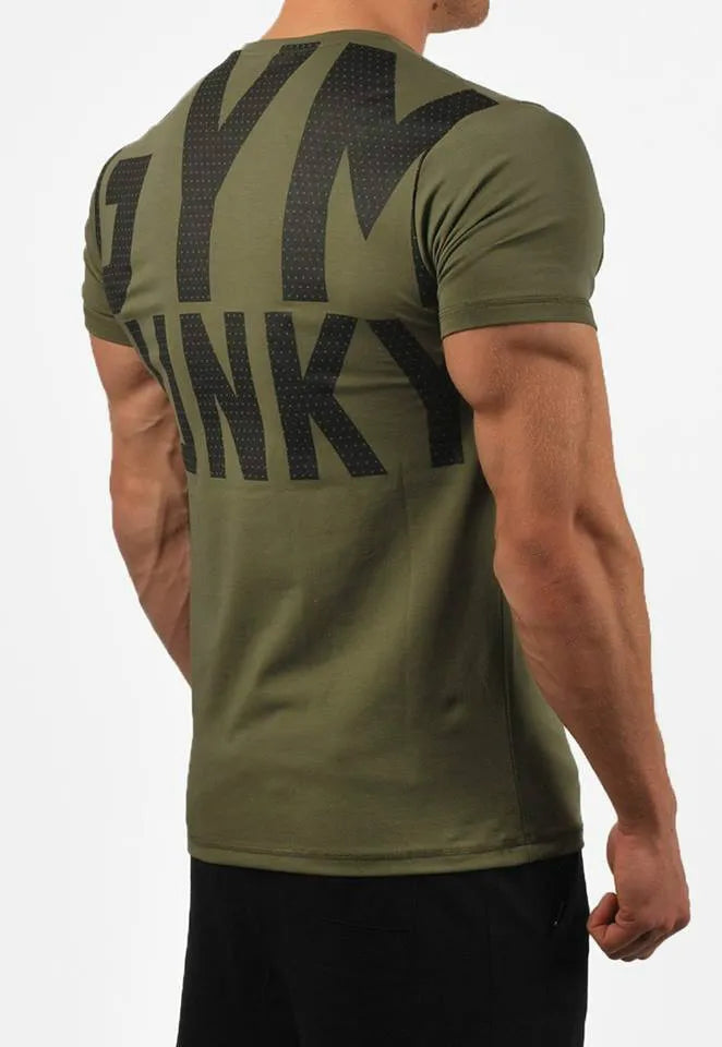 Herren T-Shirt Gym Junky Fitness Shirt Rundhals Unisex Streetwear Tank Top