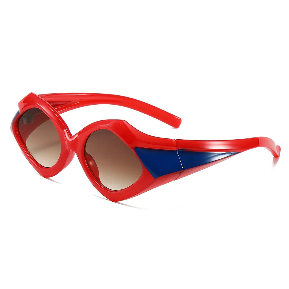 Occhiali da sole ovali oversize per donna e uomo Fotocromatici Polarizzati UV400