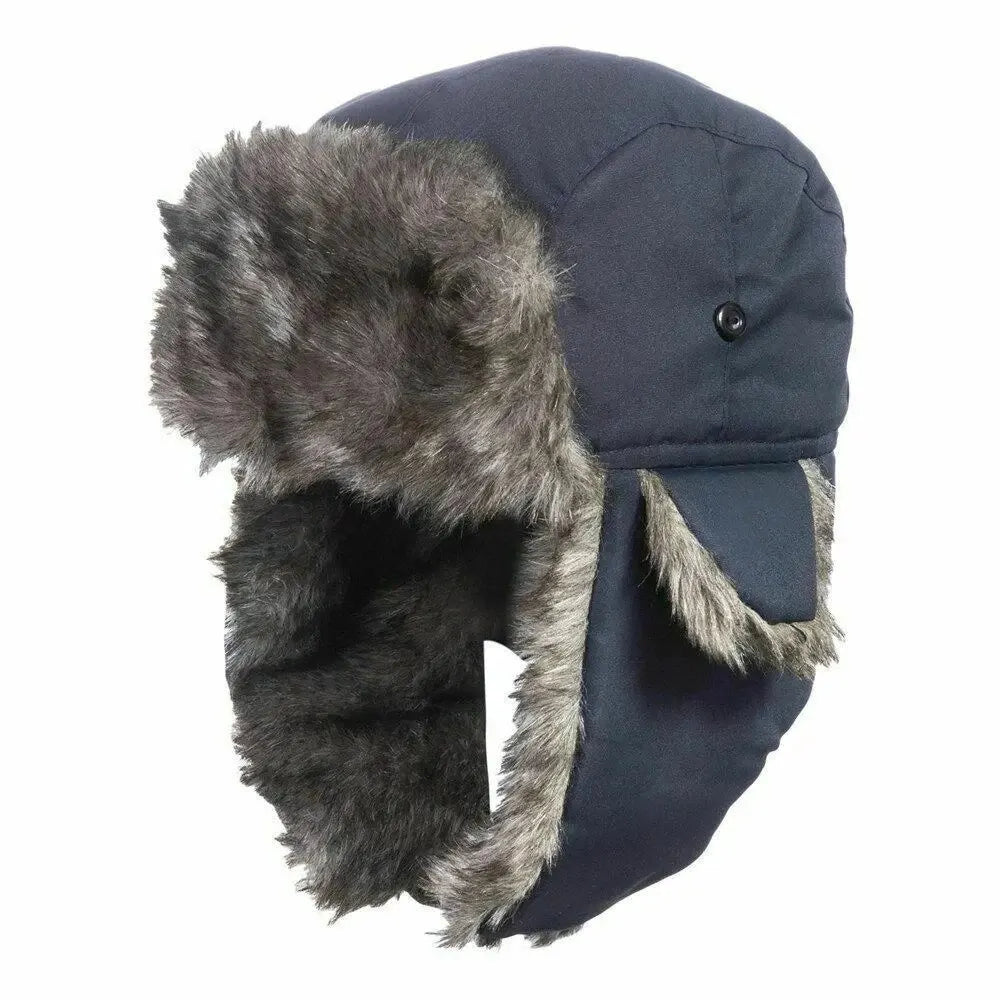 Fliegermütze Wintermütze Trapper Fellmütze Hut Pilotenmütze Mütze Ohrenmütze