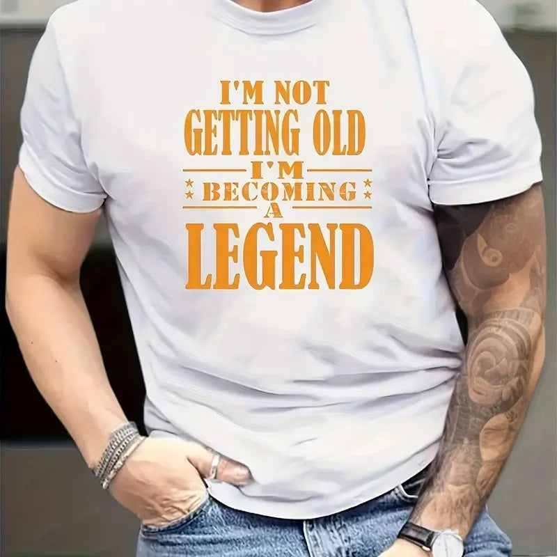 Männer T-Shirt Legend Herrenmode Shirts Hemd Streetwear 100% Baumwolle Tank Top